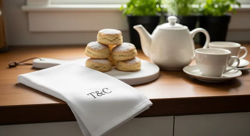 customised tea towels - promotional merchandise